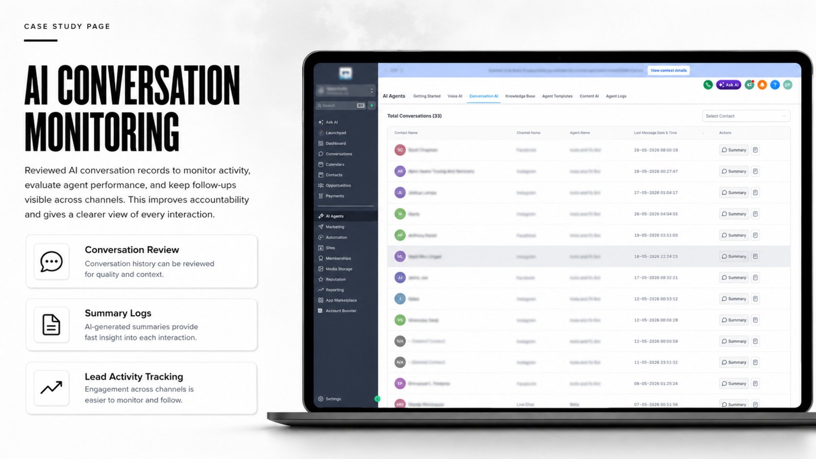 Conversation monitoring