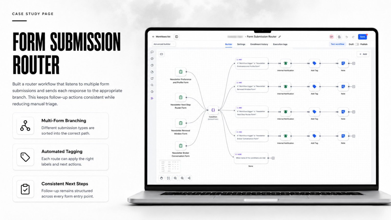 Form submission router