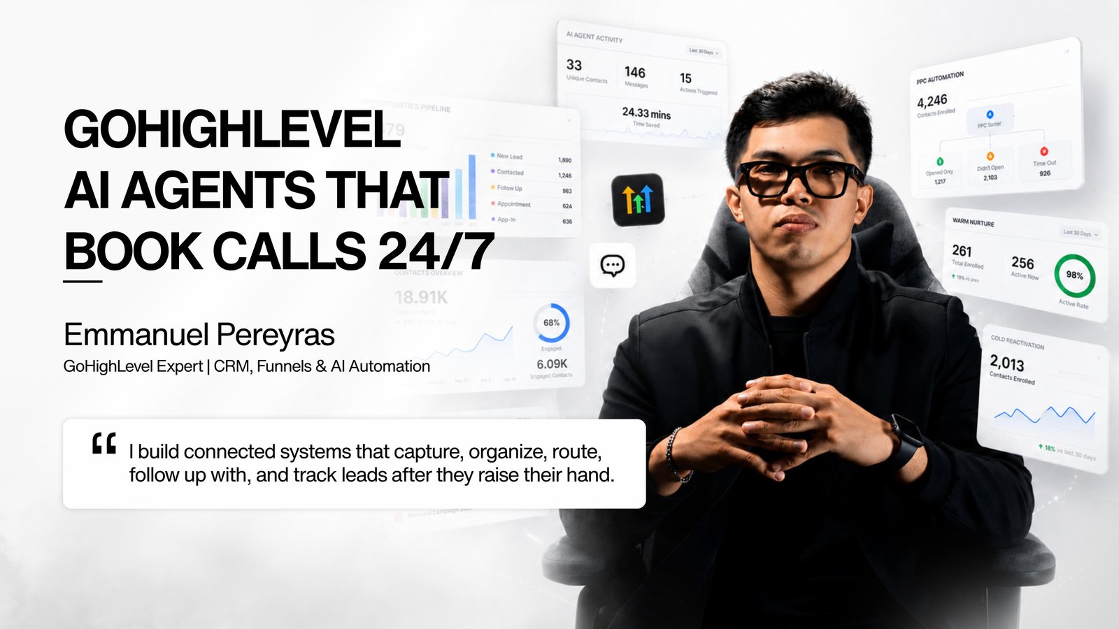 GoHighLevel AI agents that book calls 24/7